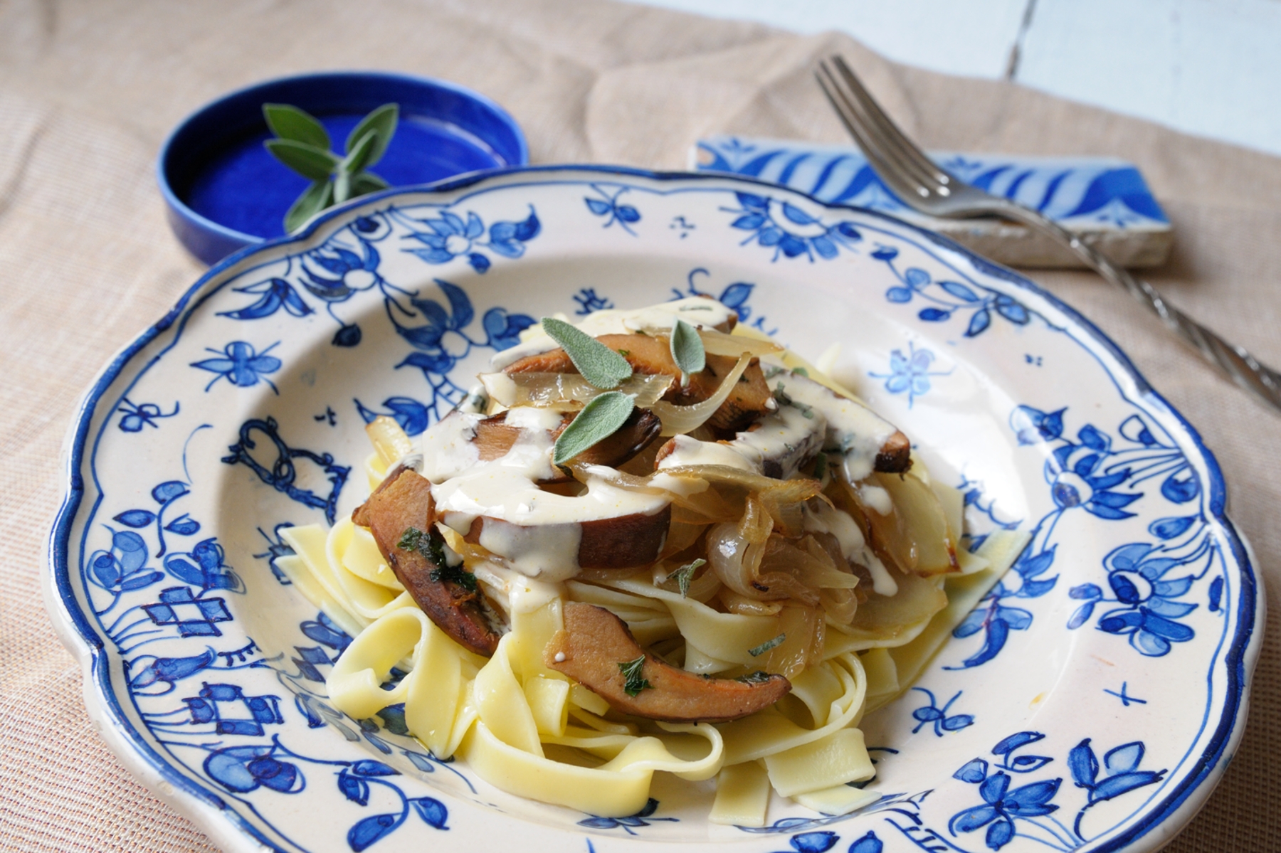 papardelle con níscalos