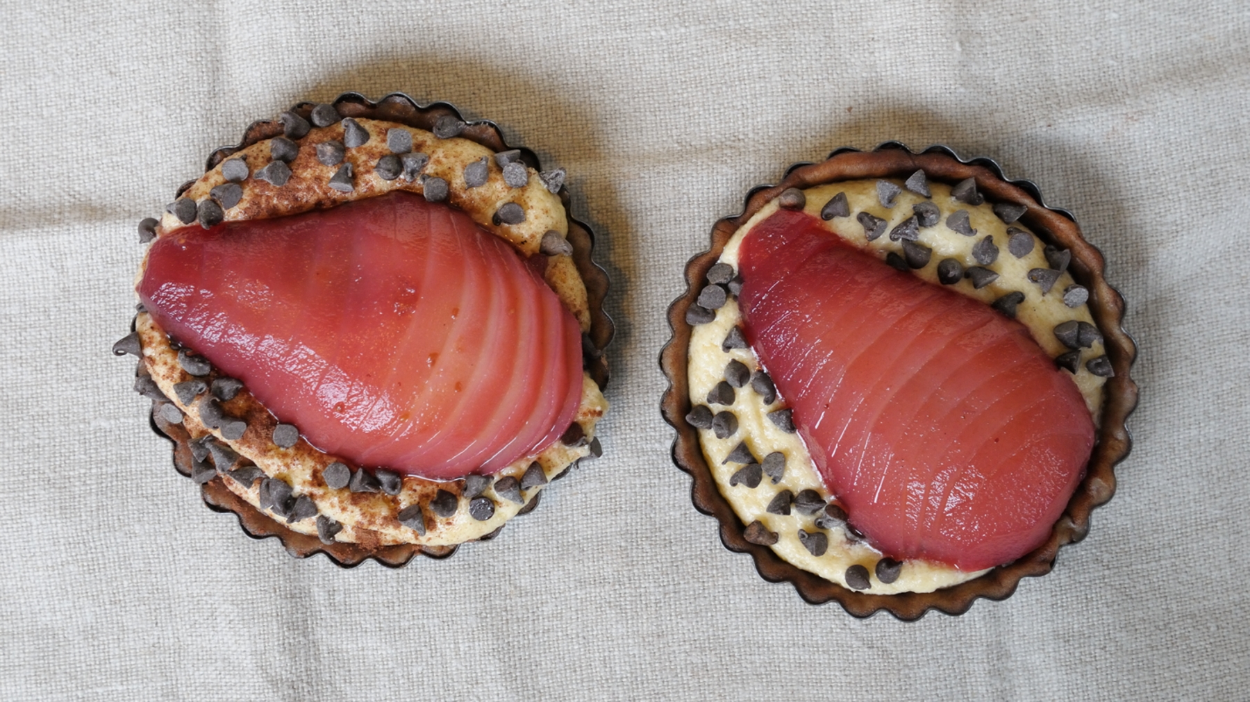 tartita de peras de invierno