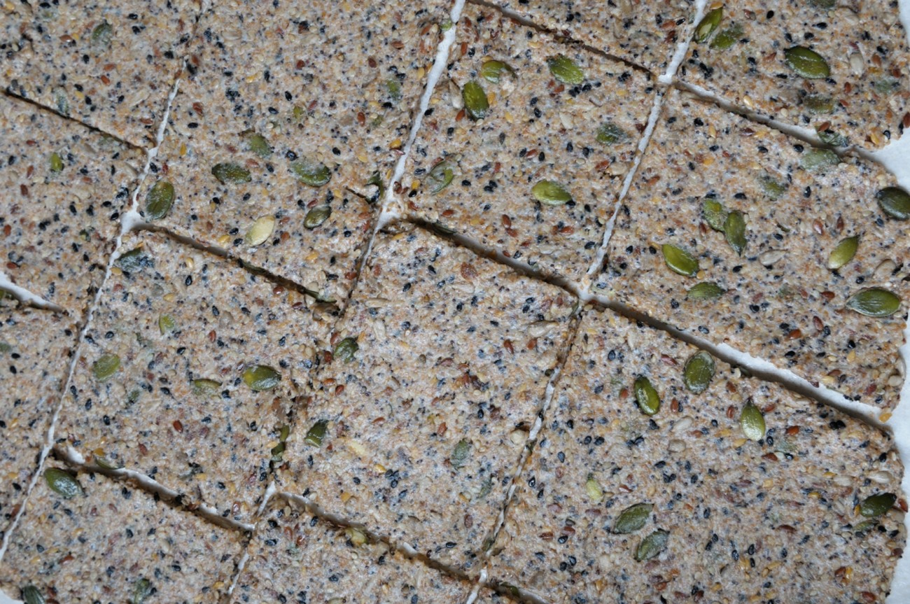 crackers de semillas