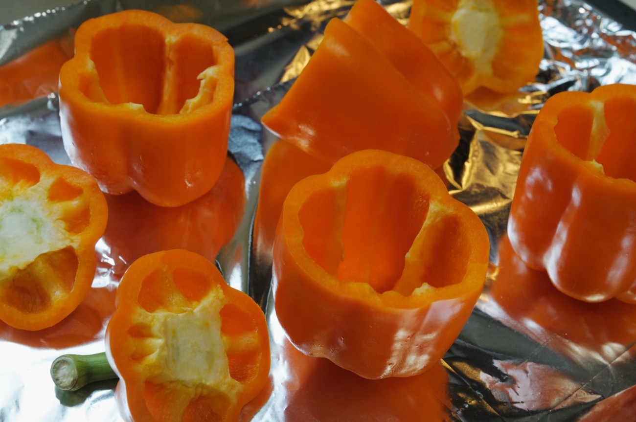pimientos rellenos de quinua