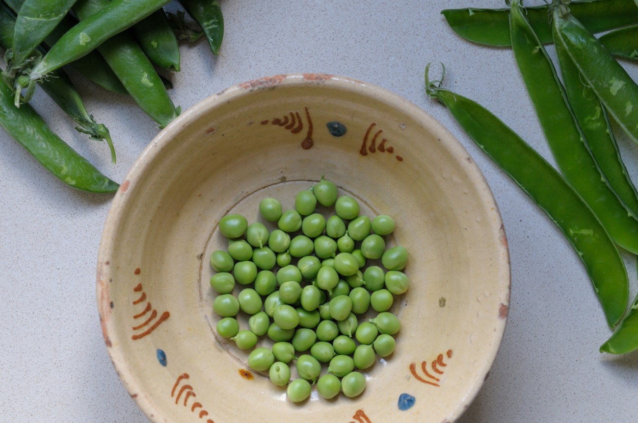 ensalada de guisantes