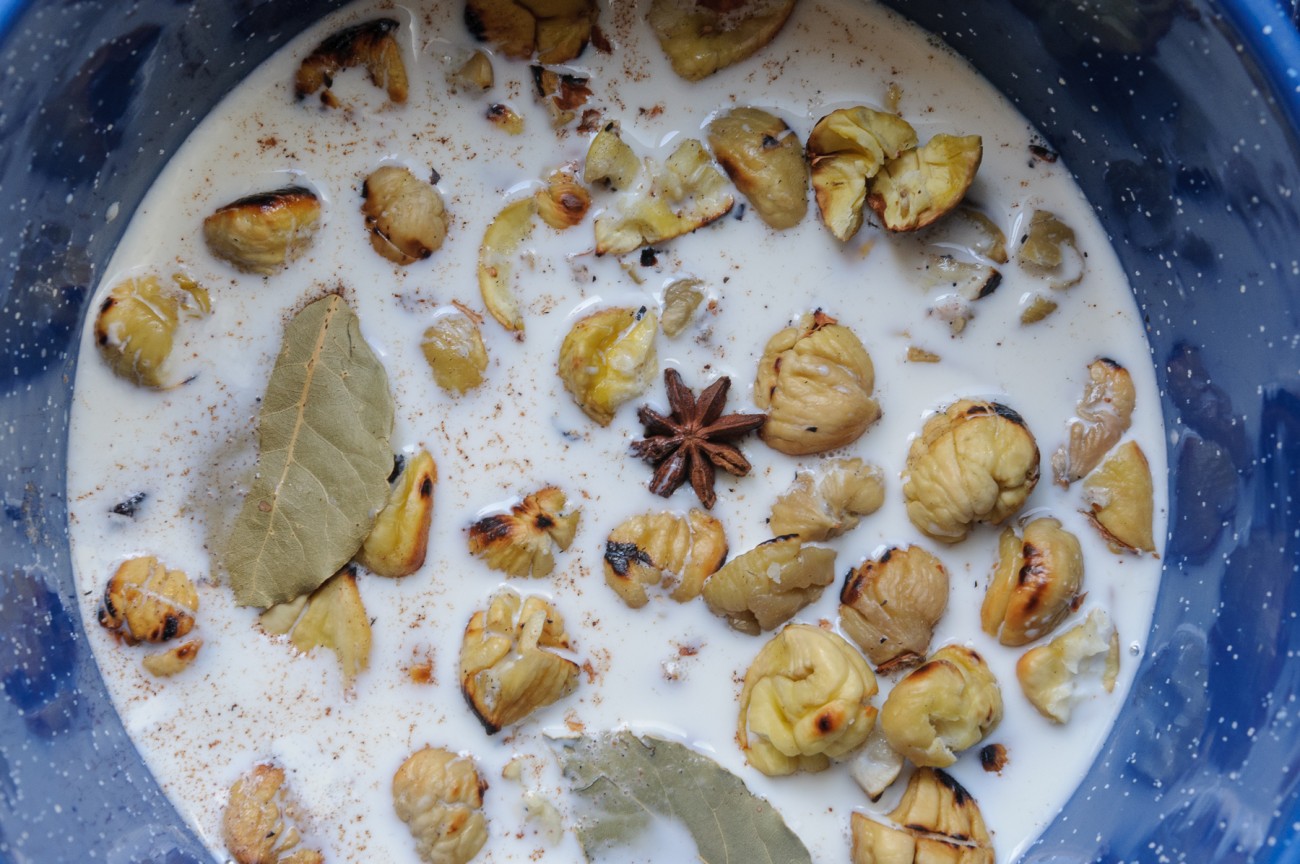 crema de castañas