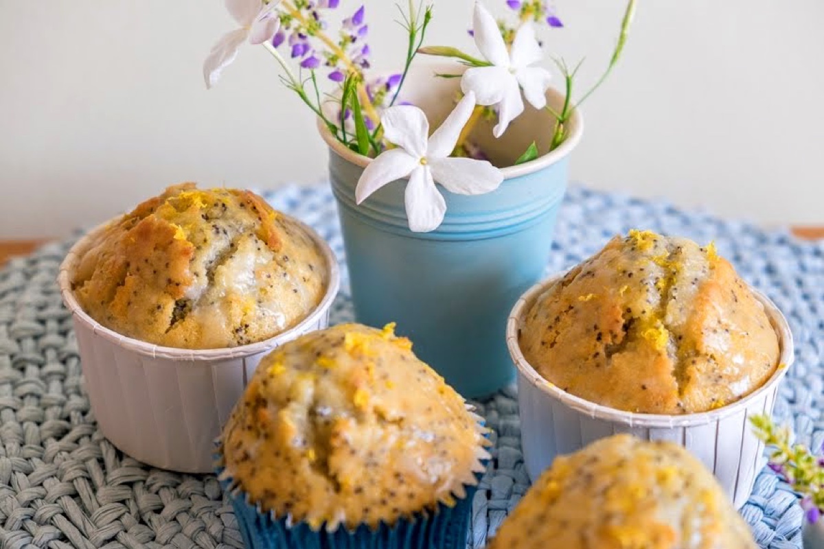 muffins de limón