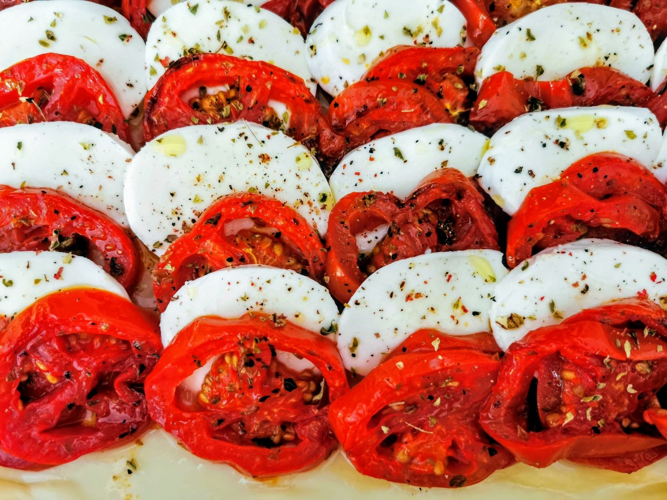 hojaldre caprese