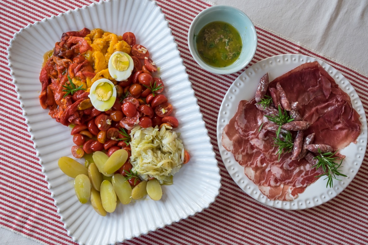ensalada de pimientos asados